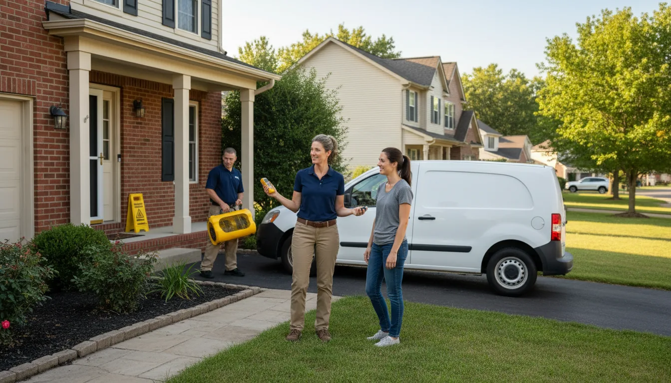 Residential water damage restoration in Curtis, WA